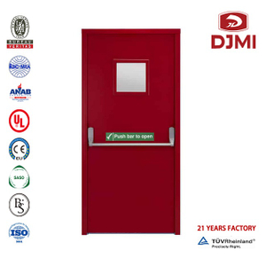 Porte d'acier intérieure ignifuge rouleau froid 30 minutes Acier Portes ignifurées en acier